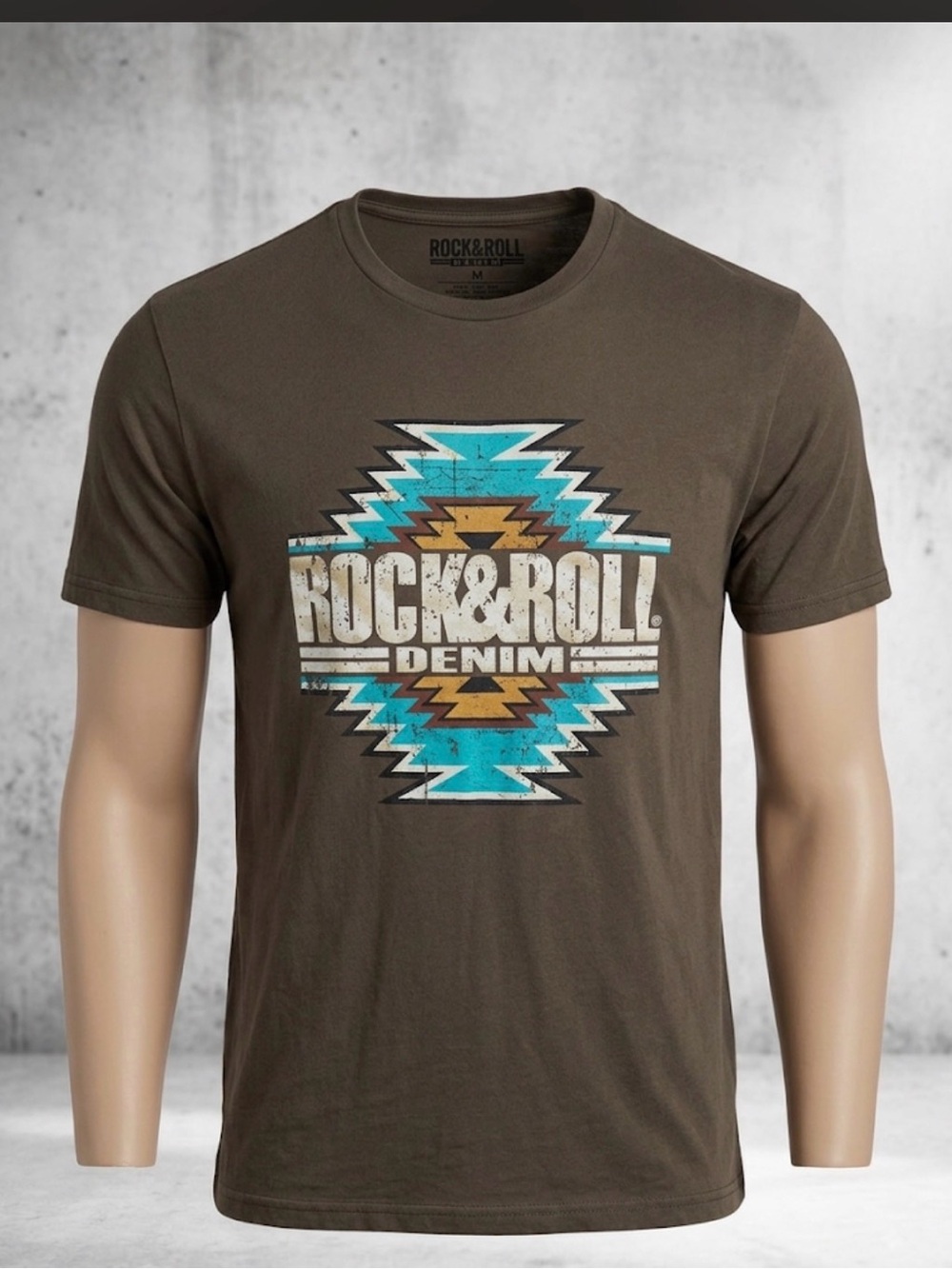 Men's Brown Graphic Tee